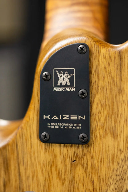 Ernie Ball Music Man Kaizen 6 Limited Edition Electric Guitar - Black Limba with Hard Case
