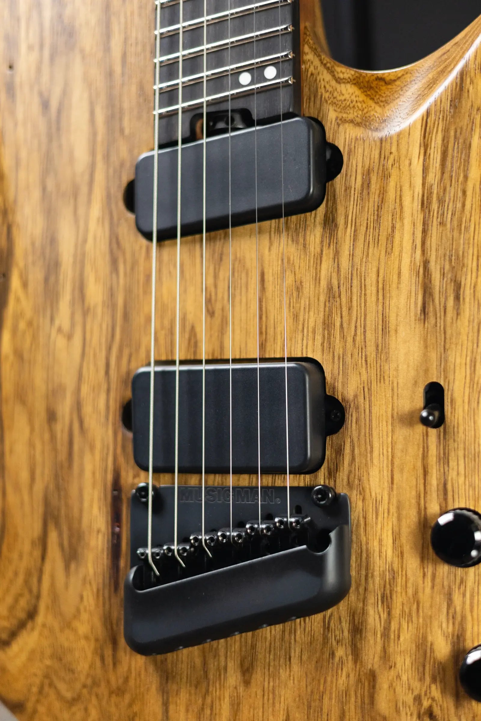Ernie Ball Music Man Kaizen 6 Limited Edition Electric Guitar - Black Limba with Hard Case
