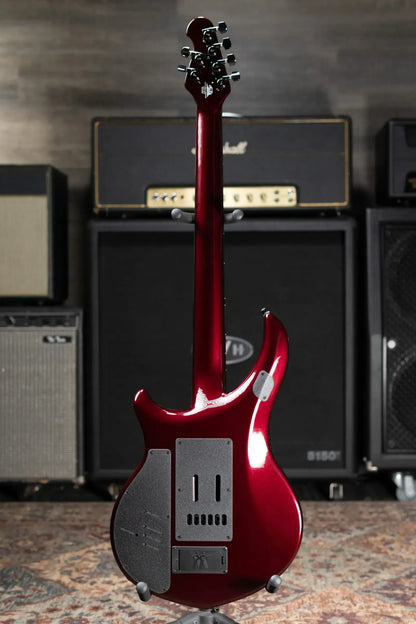 Ernie Ball Music Man Majesty 6 Premium Select Electric Guitar - Carnelian Red with Hard Bag