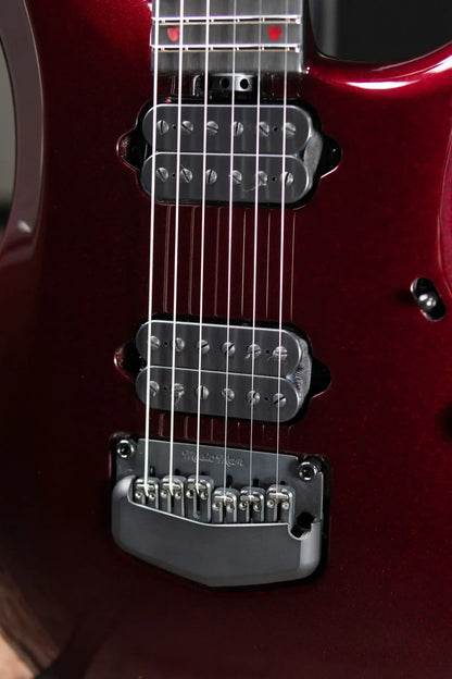 Ernie Ball Music Man Majesty 6 Premium Select Electric Guitar - Carnelian Red with Hard Bag