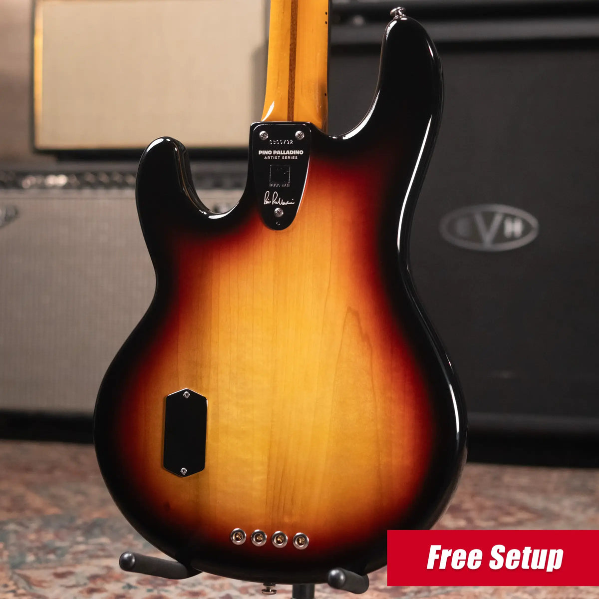 Ernie Ball Music Man Pino Palladino Signature StingRay Electric Bass - '79 Burst with Soft Case