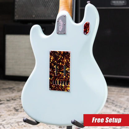 Ernie Ball Music Man StingRay RS Electric Guitar - Powder Blue with Mono Case - Used