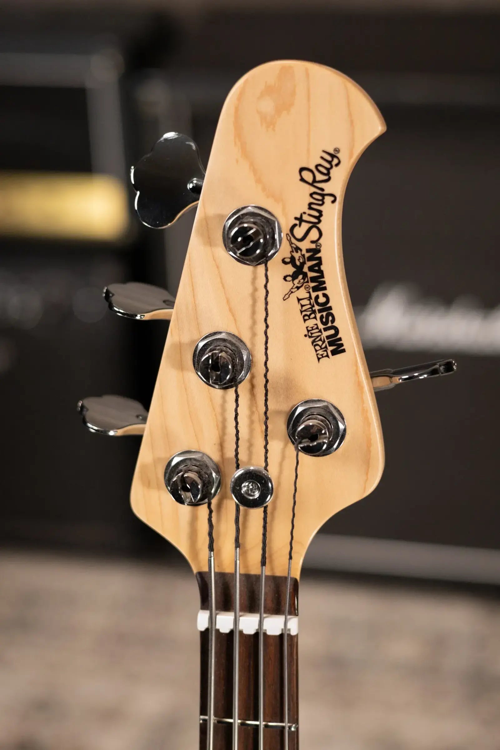 Ernie Ball Music Man StingRay Short Scale Bass Guitar - Raspberry Pearl with Hardshell Case - Used