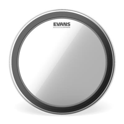 Evans EMAD2 Clear Bass Drum Head, 24"