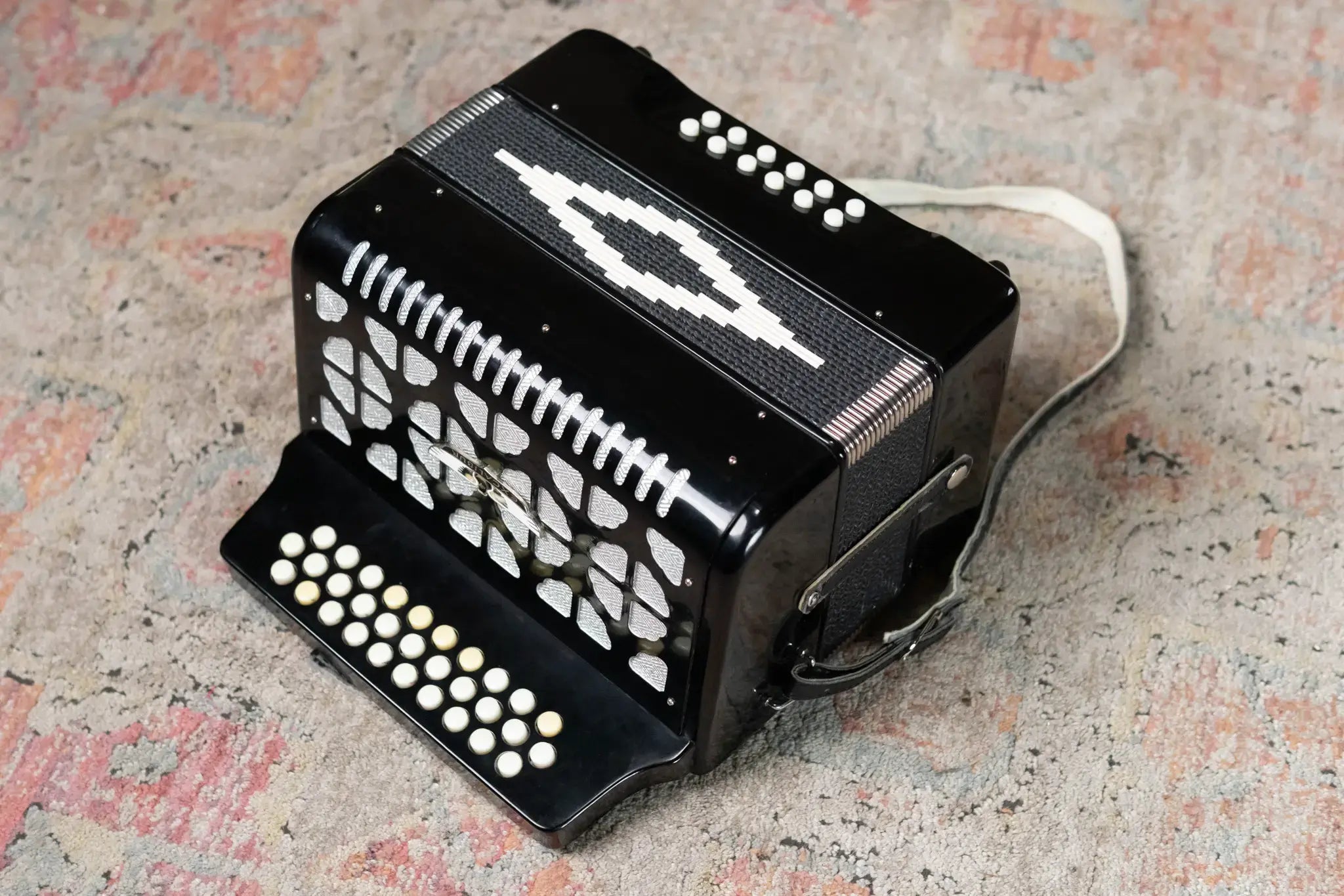 Excalibur Super Classic PSI 3 Row – Button Accordion – Black - Used