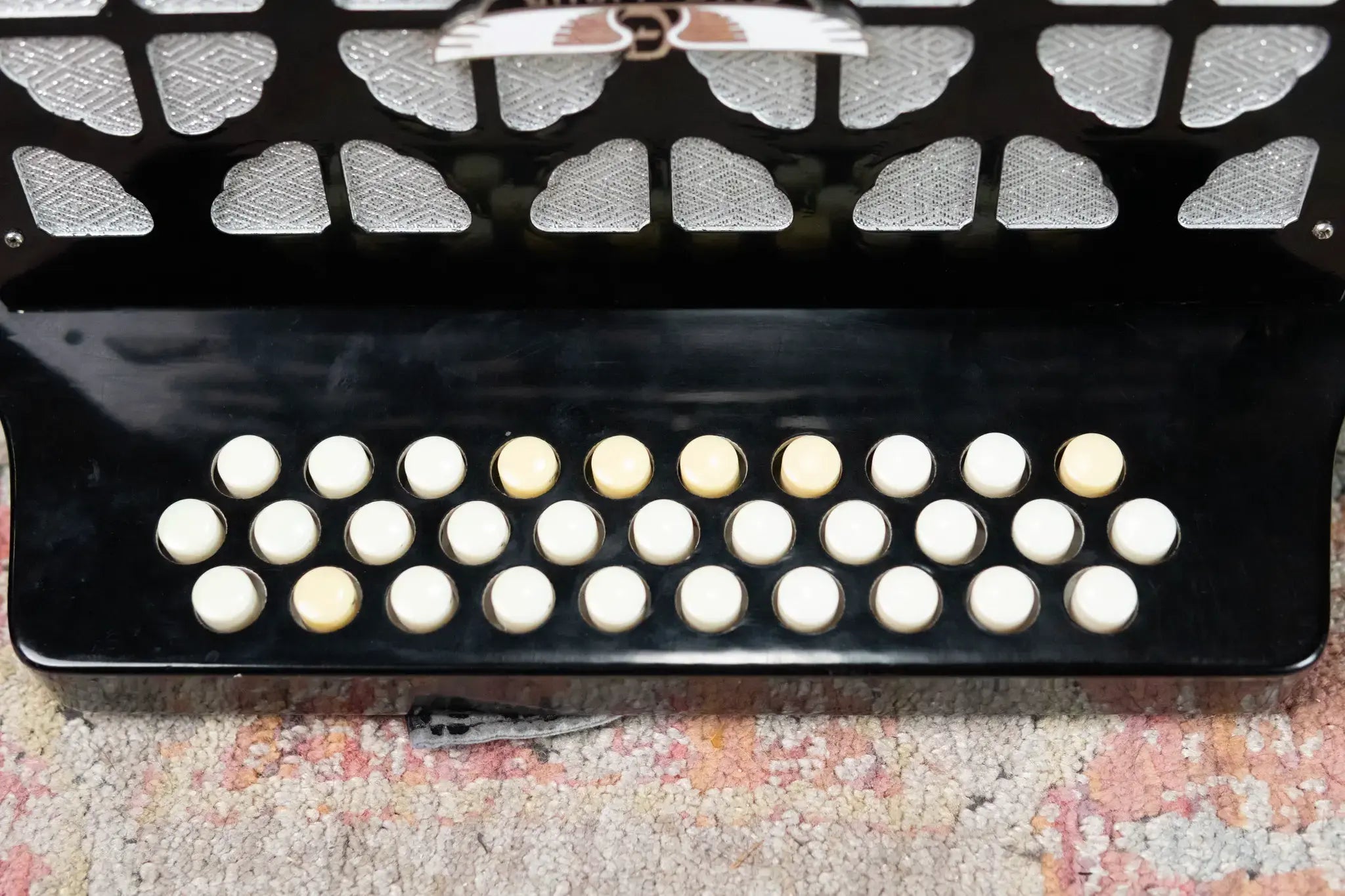 Excalibur Super Classic PSI 3 Row – Button Accordion – Black - Used