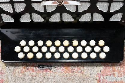 Excalibur Super Classic PSI 3 Row – Button Accordion – Black - Used