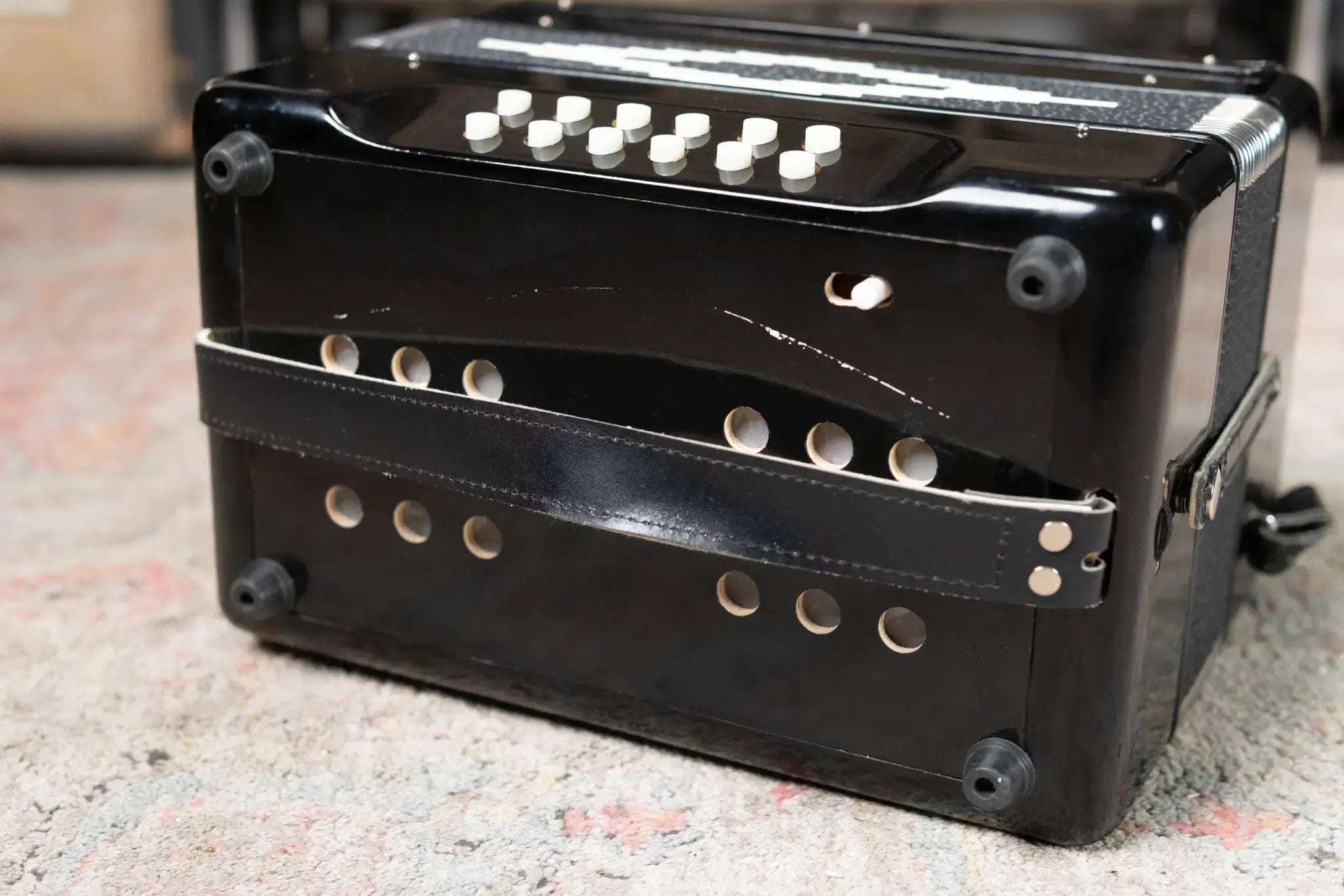 Excalibur Super Classic PSI 3 Row – Button Accordion – Black - Used