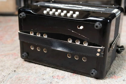 Excalibur Super Classic PSI 3 Row – Button Accordion – Black - Used