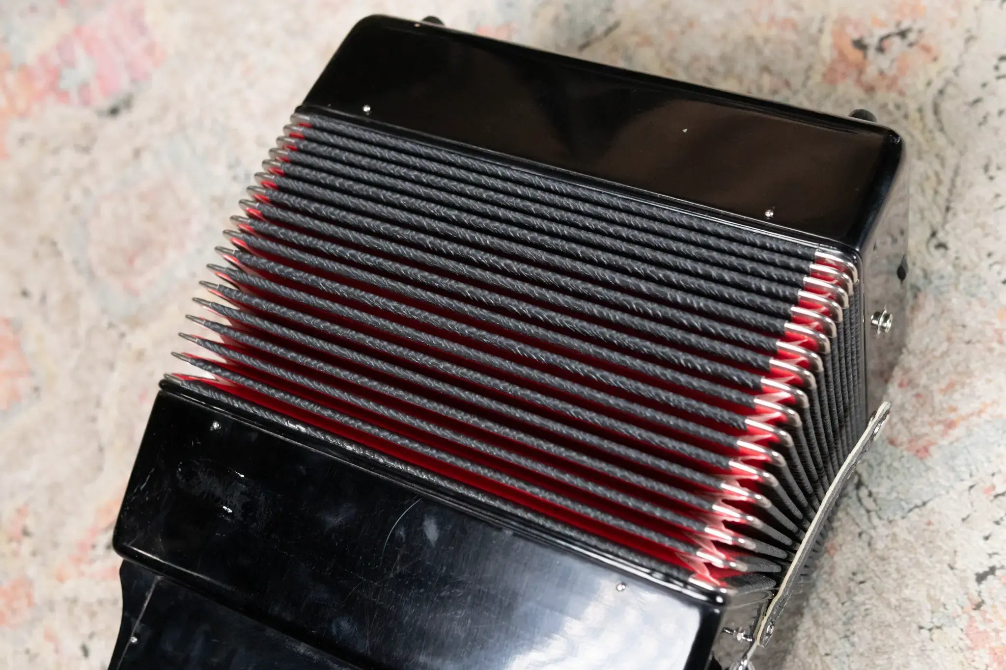 Excalibur Super Classic PSI 3 Row – Button Accordion – Black - Used