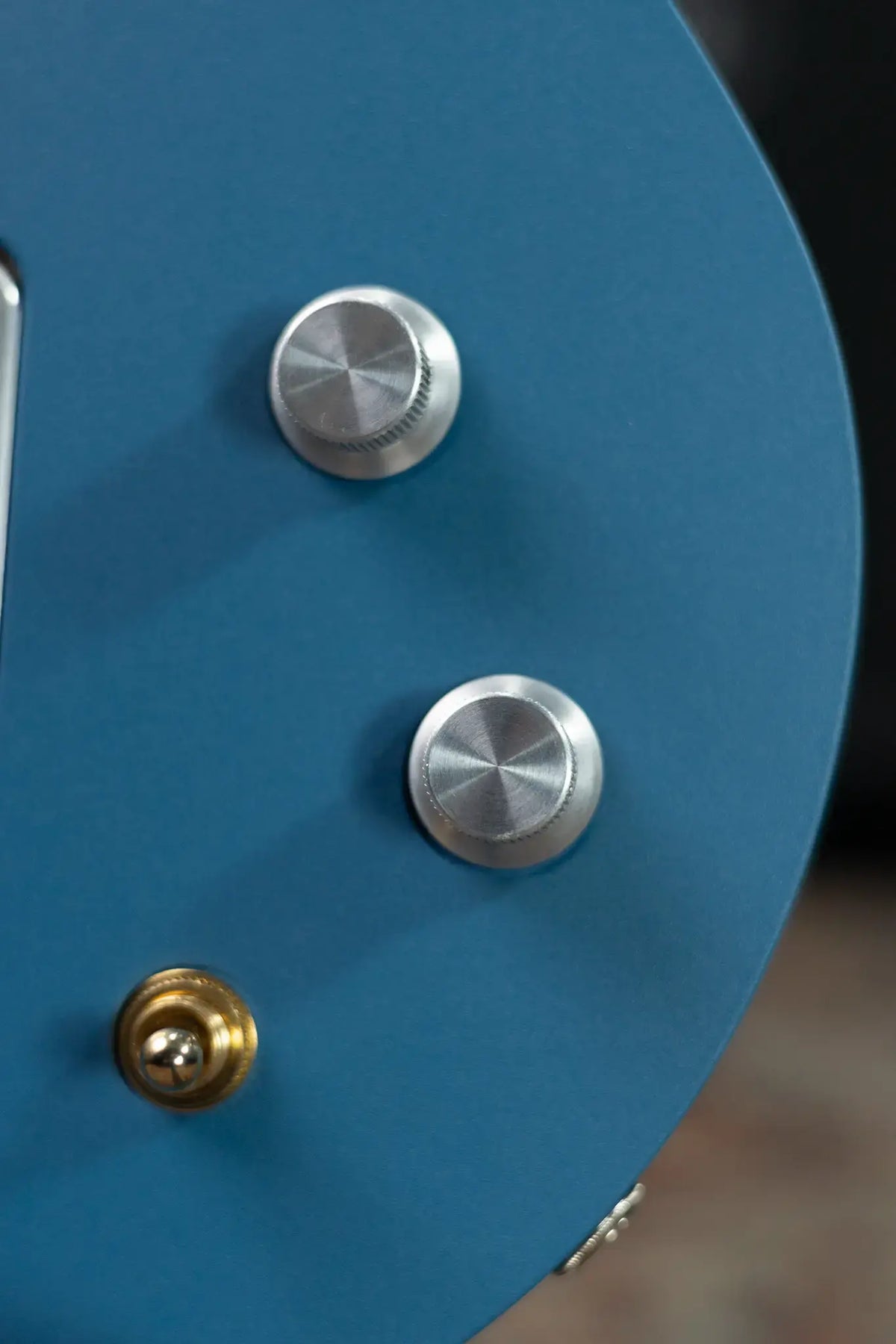 Fehse Guitars Aviator Headless Hollow Body Aluminum Electric Guitar - Dark Steel Blue