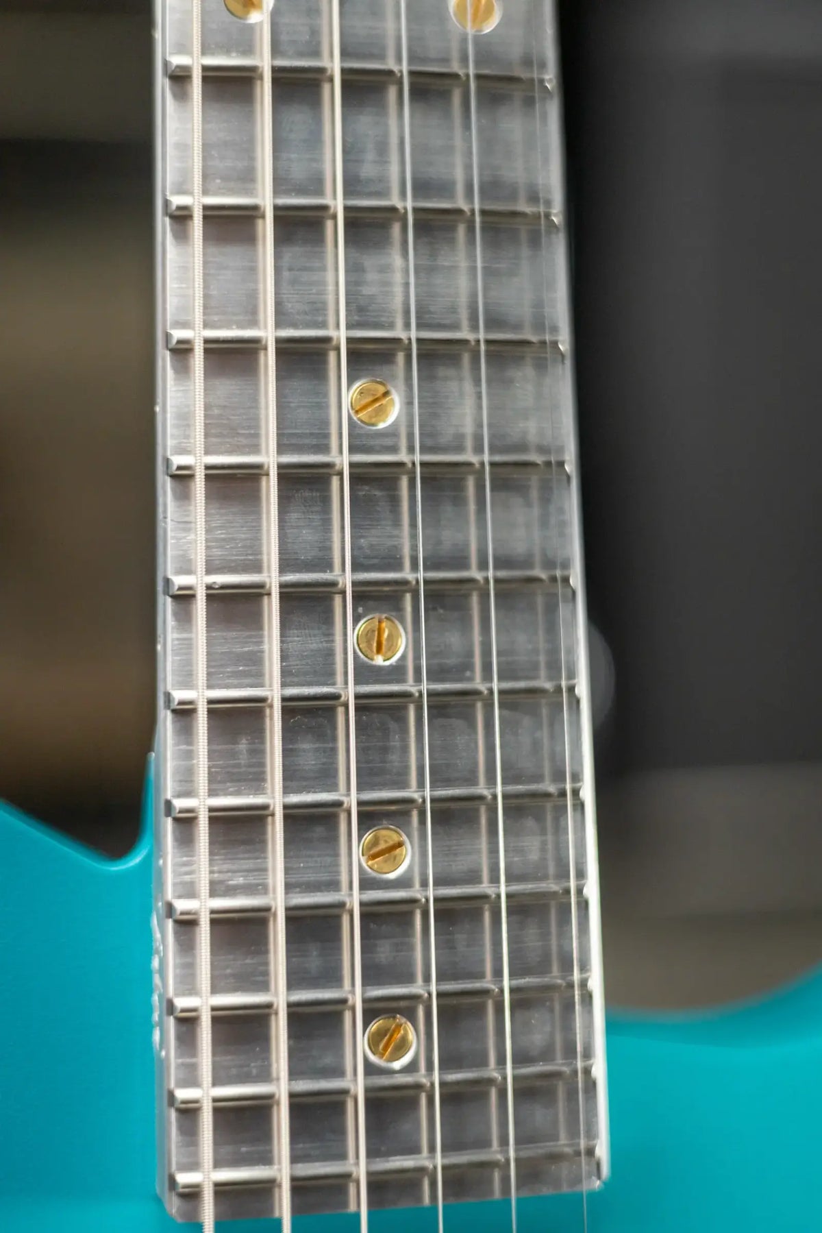 Fehse Guitars Racer Hollow Body Aluminum Electric Guitar - Nitrate Turquoise