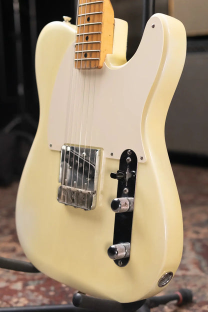 Fender 1956 Esquire Electric Guitar - Refinished Yellow with Hardshell Case - Used