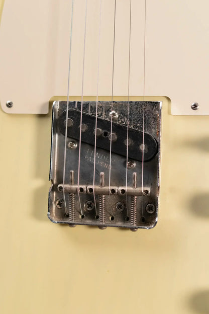 Fender 1956 Esquire Electric Guitar - Refinished Yellow with Hardshell Case - Used