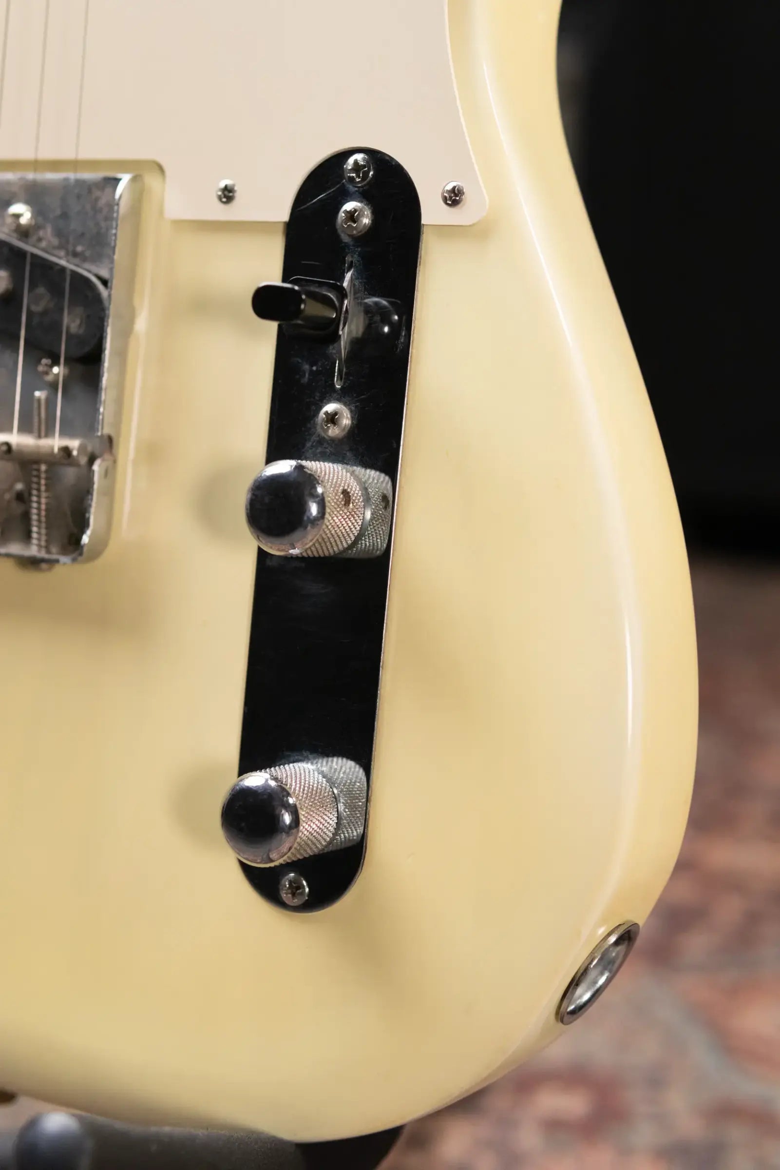 Fender 1956 Esquire Electric Guitar - Refinished Yellow with Hardshell Case - Used