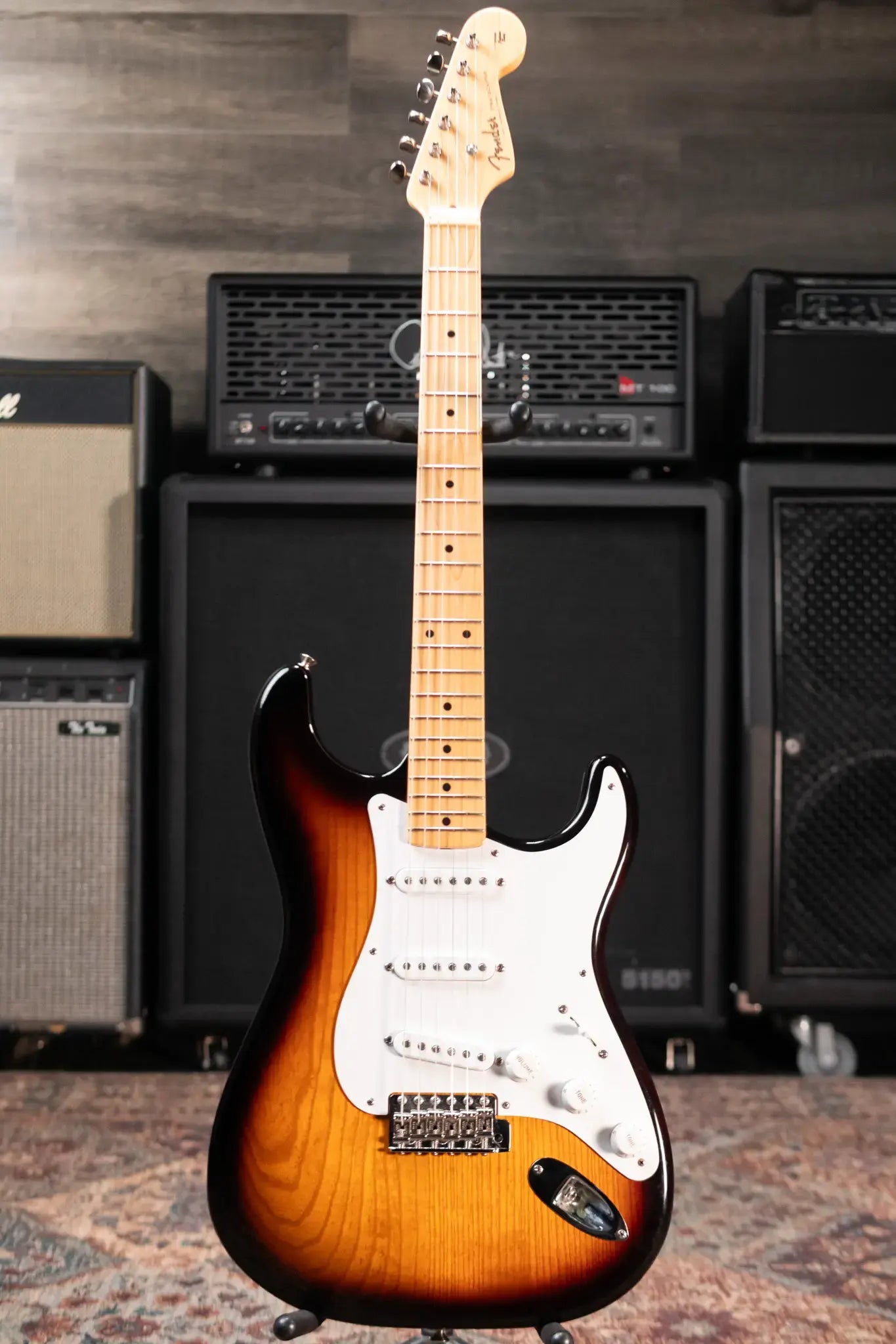 Fender 60th Anniversary American Vintage '54 Stratocaster Electric Guitar - 2-Tone Burst with Hardshell Case - Used