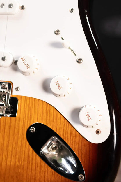 Fender 60th Anniversary American Vintage '54 Stratocaster Electric Guitar - 2-Tone Burst with Hardshell Case - Used