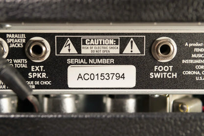 Fender '65 Deluxe Reverb 1x12 Combo Amplifier with Cover - Used