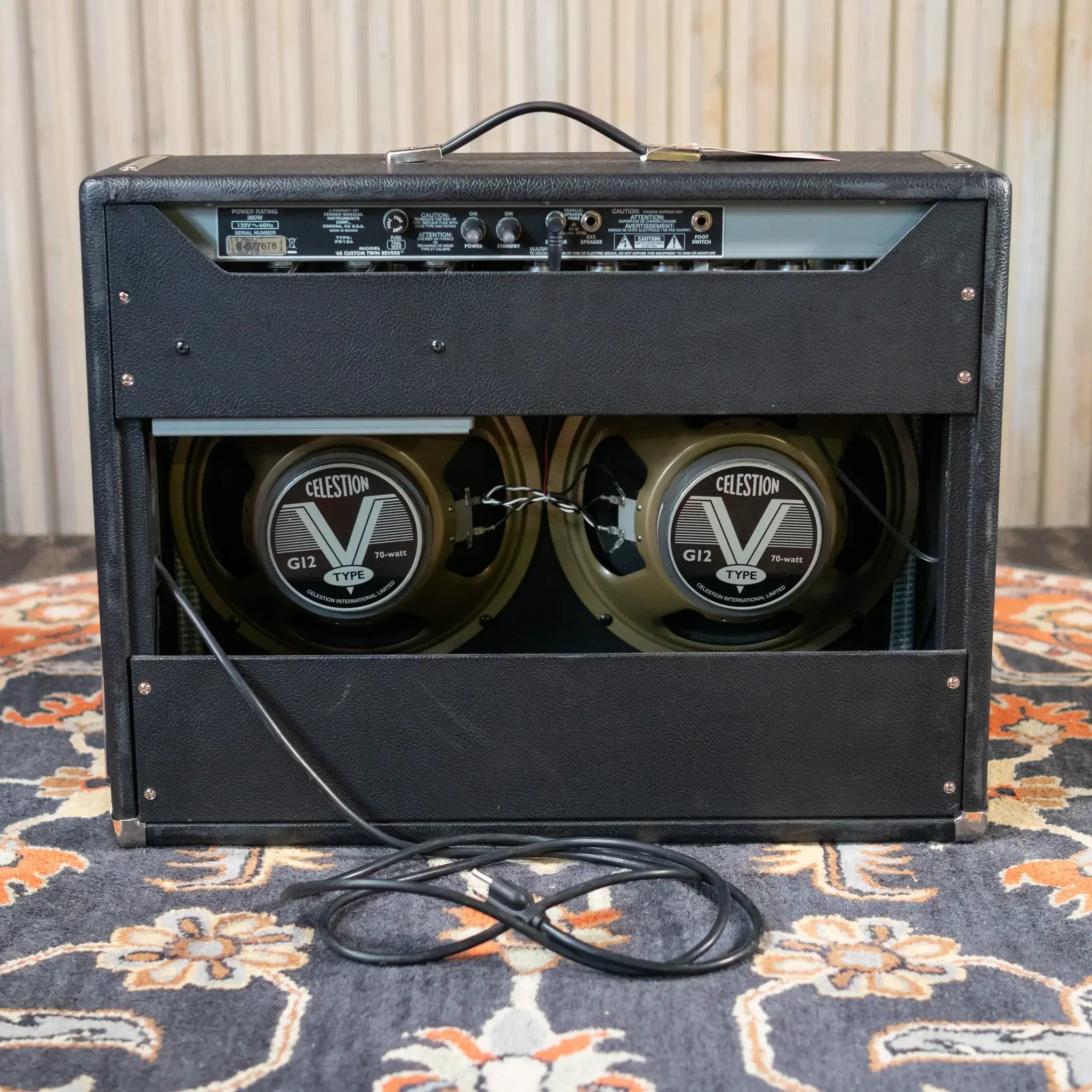 Fender '68 Twin Reverb Guitar Amp with Tour Case - Used