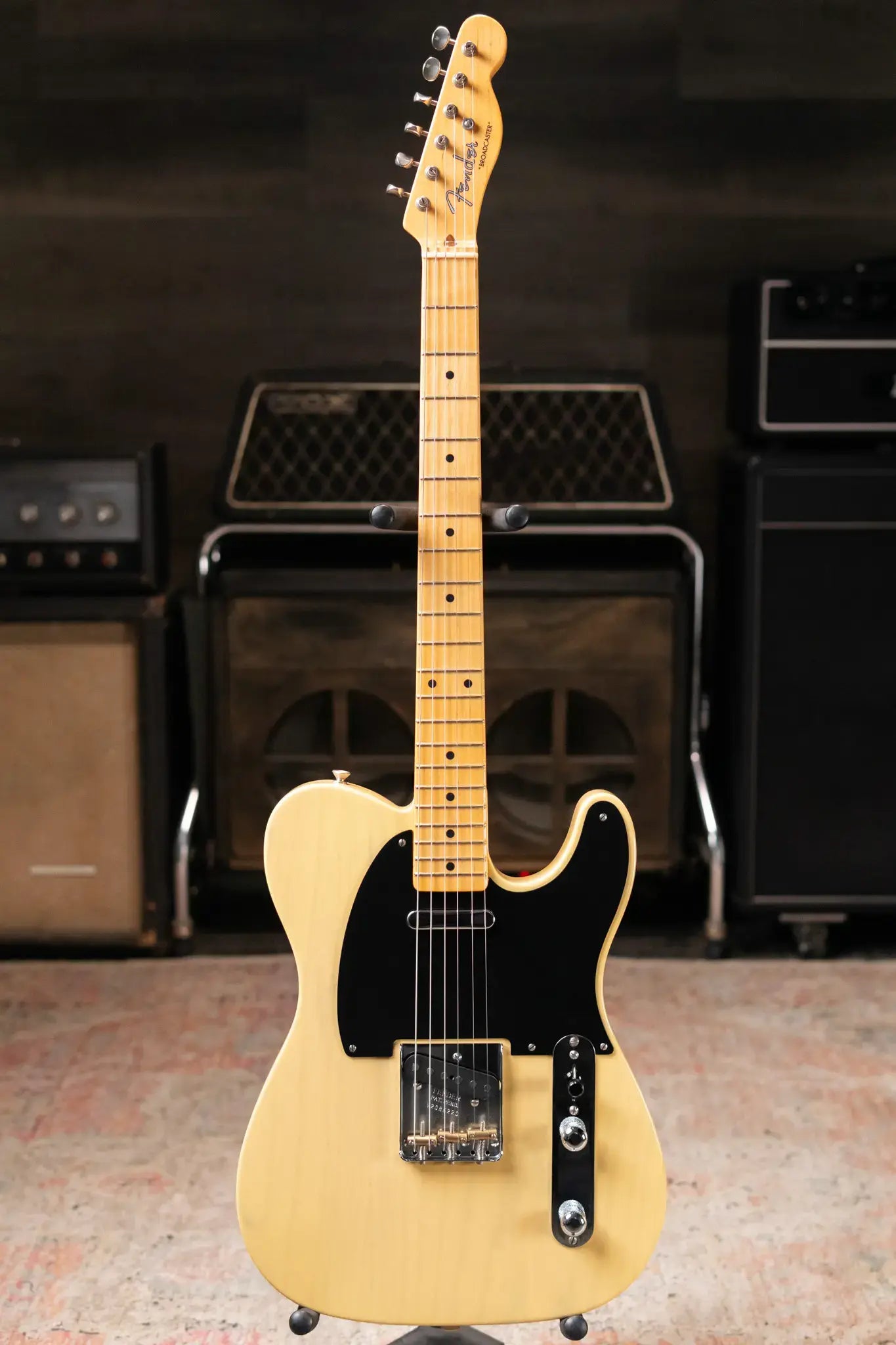 Fender 70th Anniversary Broadcaster Electric Guitar - Blackguard Blonde with Hardshell Case - Used