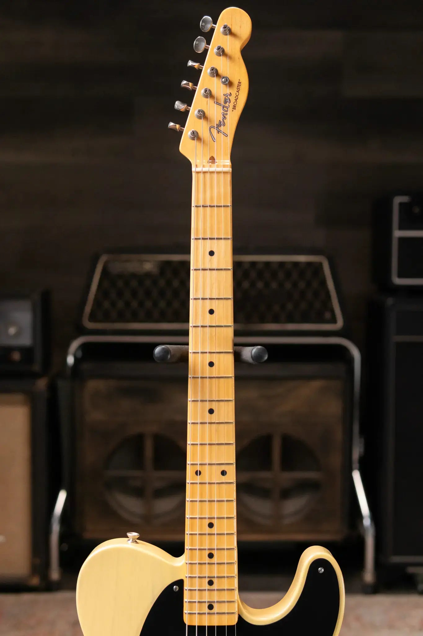 Fender 70th Anniversary Broadcaster Electric Guitar - Blackguard Blonde with Hardshell Case - Used