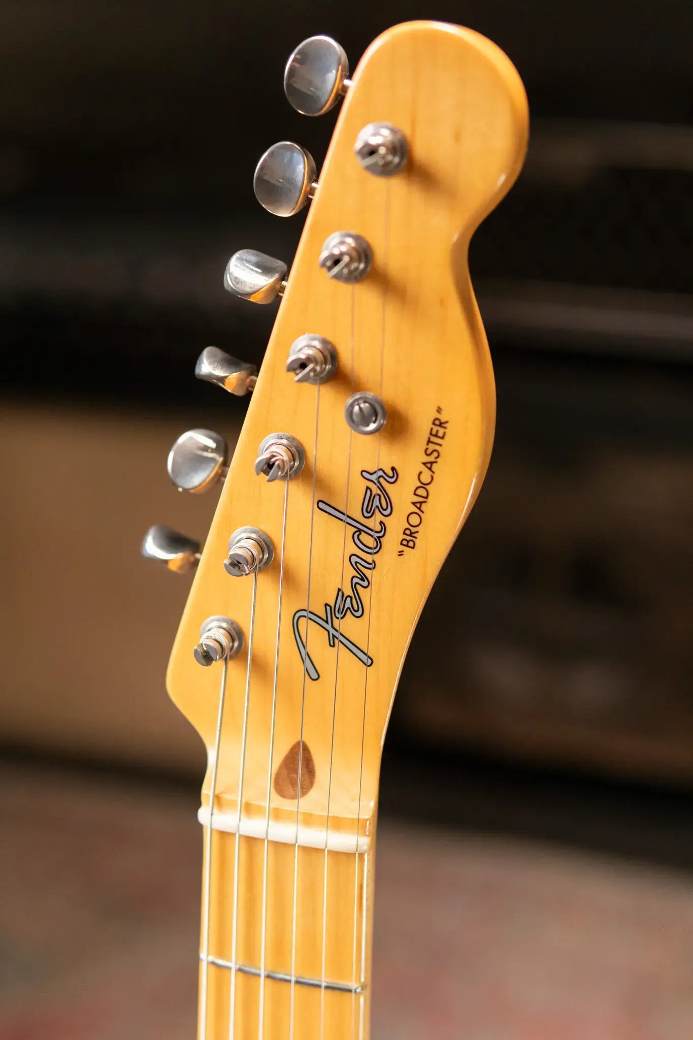 Fender 70th Anniversary Broadcaster Electric Guitar - Blackguard Blonde with Hardshell Case - Used