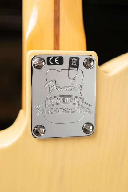 Fender 70th Anniversary Broadcaster Electric Guitar - Blackguard Blonde with Hardshell Case - Used