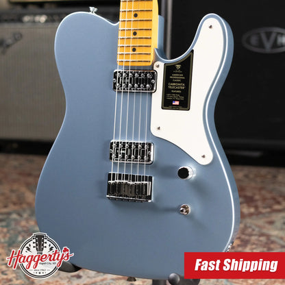 Fender 75th Anniversary American Professional Classic Cabronita Telecaster Electric Guitar - Ice Blue Metallic with Hardshell Case