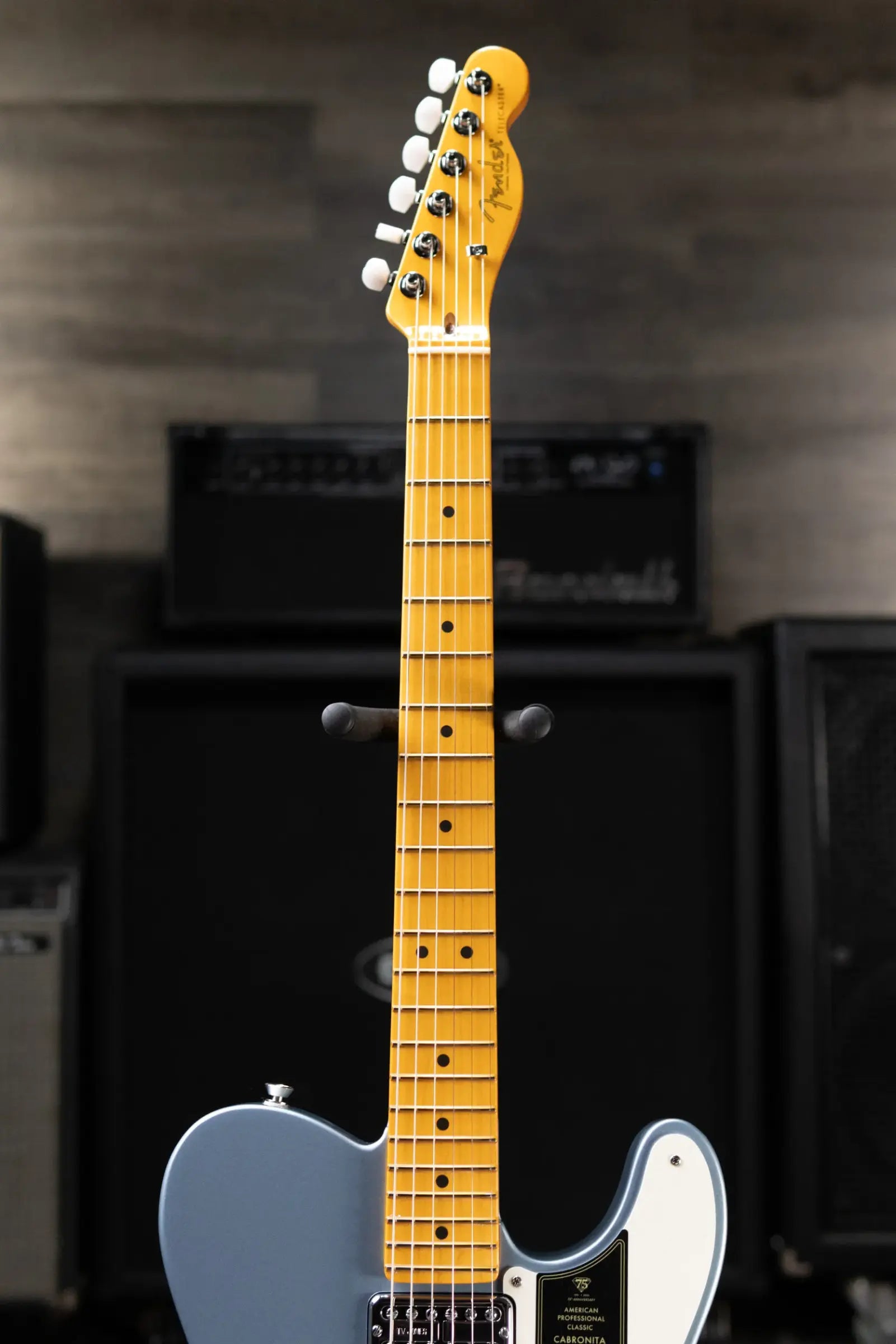 Fender 75th Anniversary American Professional Classic Cabronita Telecaster Electric Guitar - Ice Blue Metallic with Hardshell Case