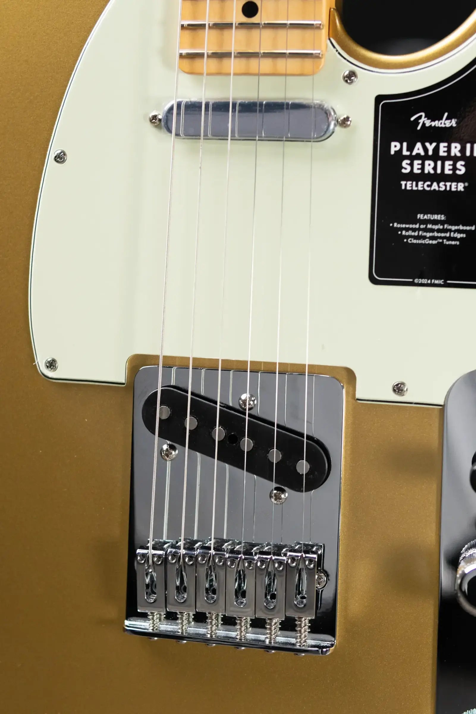 Fender 75th Anniversary Player II Telecaster Electric Guitar - Aztec Gold