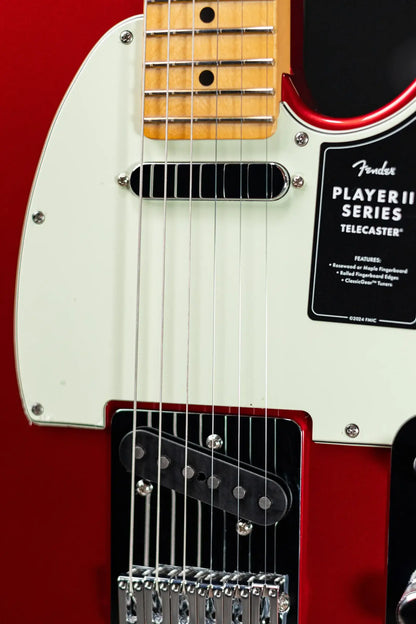 Fender 75th Anniversary Player II Telecaster Electric Guitar - Candy Apple Red