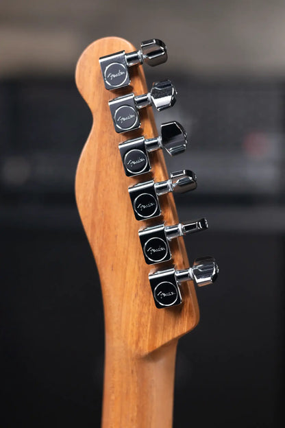 Fender Acoustasonic Player Telecaster Electric Guitar - Brushed Black with Structured Gig Bag