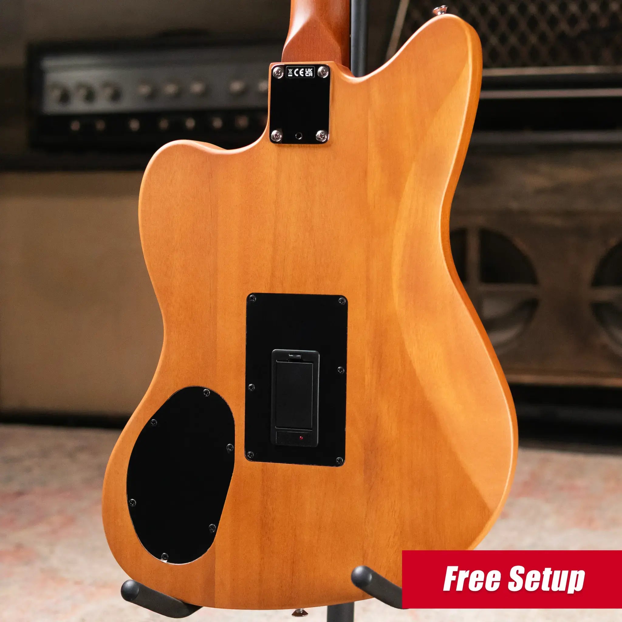 Fender Acoustasonic Standard Jazzmaster Electric Guitar - Aged Natural