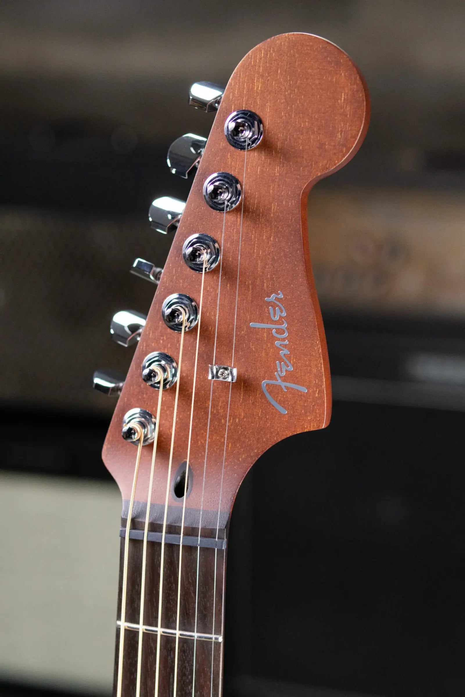 Fender Acoustasonic Standard Jazzmaster Electric Guitar - Aged Natural