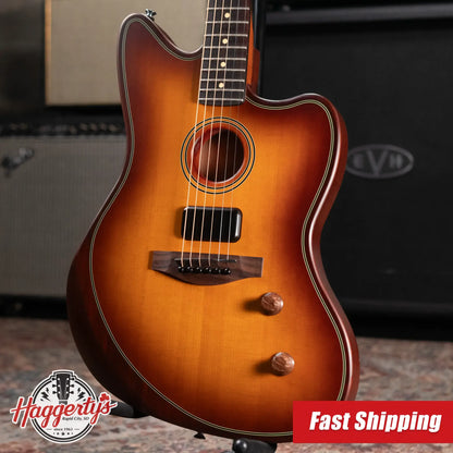 Fender Acoustasonic Standard Jazzmaster - Honey Burst