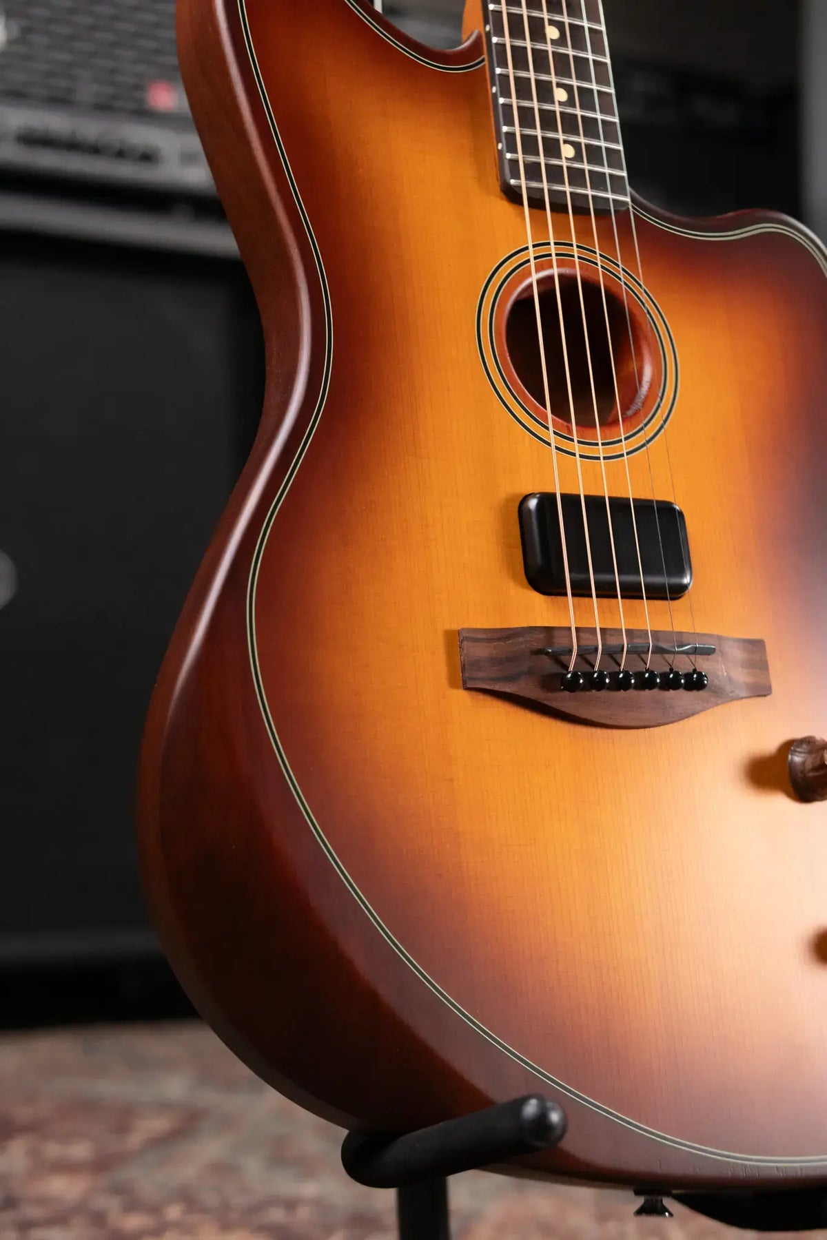 Fender Acoustasonic Standard Jazzmaster - Honey Burst - Demo