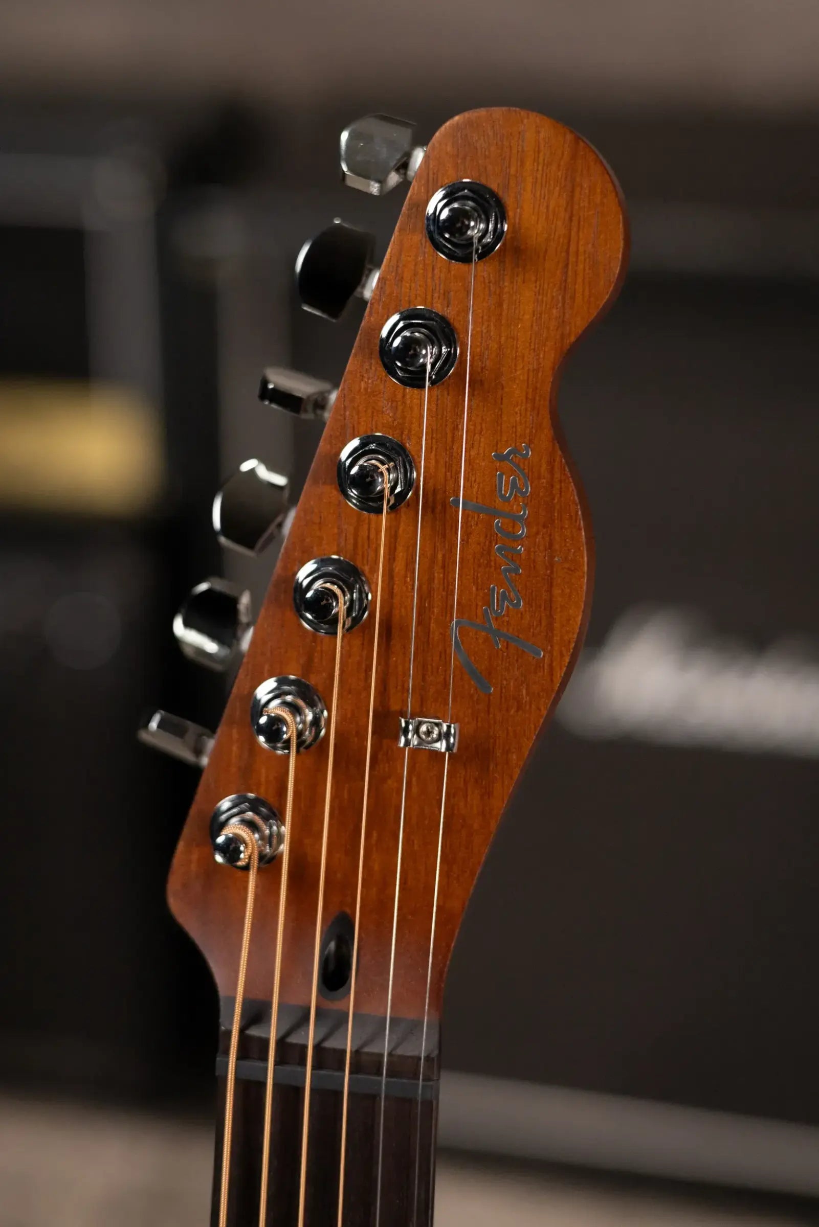 Fender Acoustasonic Standard Telecaster Electric Guitar - Aged Natural