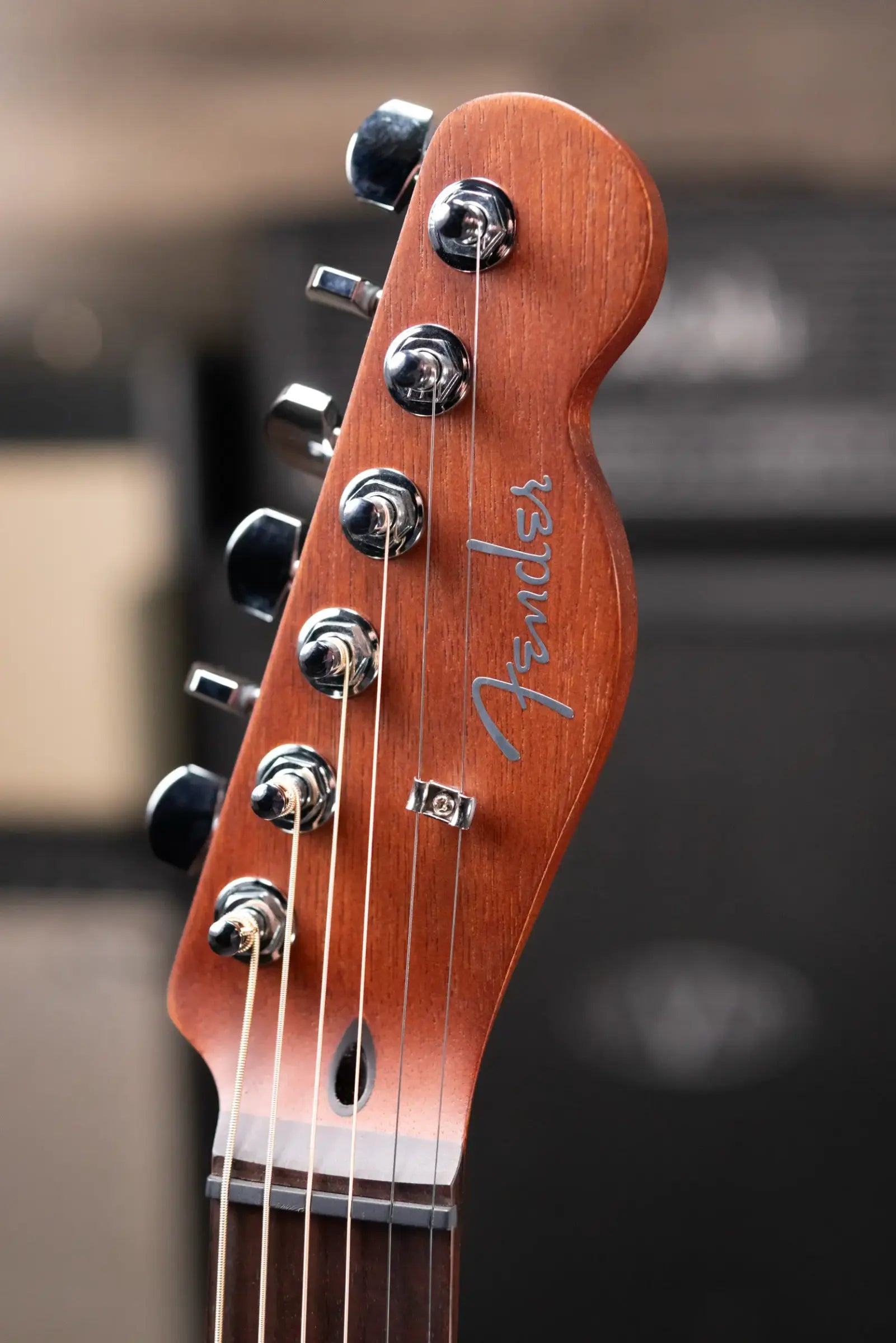 Fender Acoustasonic Standard Telecaster Electric Guitar - Black