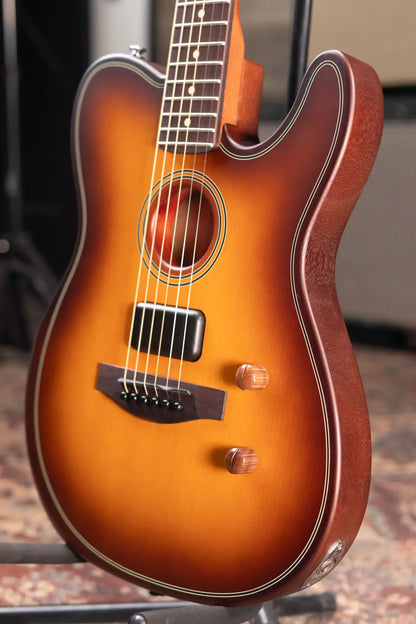 Fender Acoustasonic Standard Telecaster Electric Guitar - Honey Burst