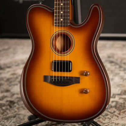 Fender Acoustasonic Standard Telecaster Electric Guitar - Honey Burst