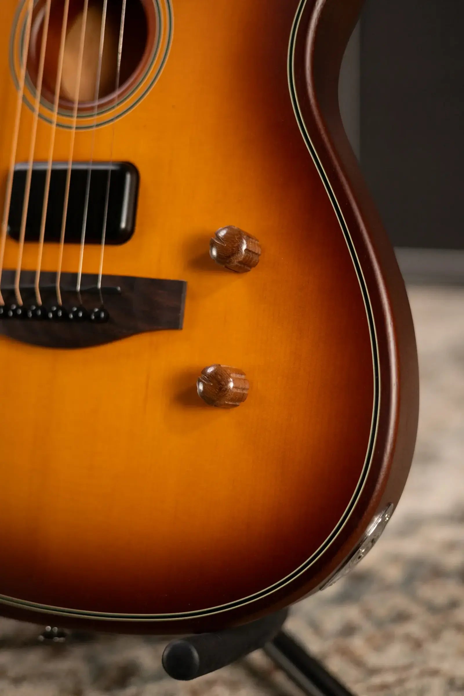 Fender Acoustasonic Standard Telecaster Electric Guitar - Honey Burst