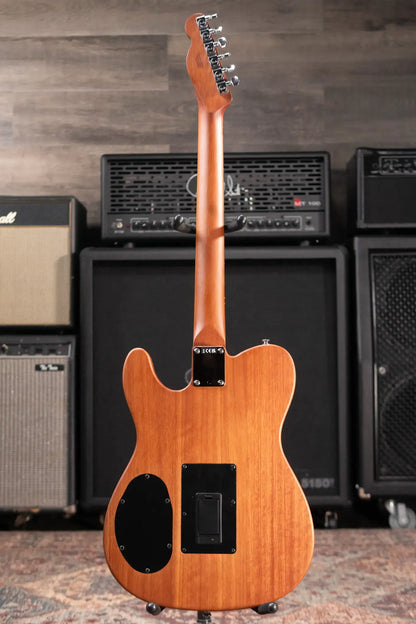 Fender Acoustasonic Standard Telecaster Hollowbody Electric Guitar - Aged Natural - Demo