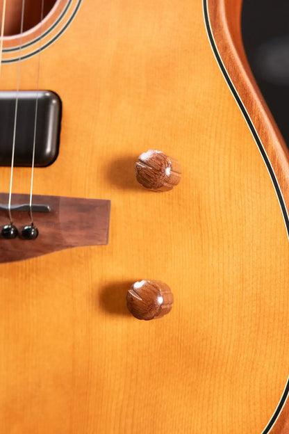 Fender Acoustasonic Standard Telecaster Hollowbody Electric Guitar - Aged Natural - Demo