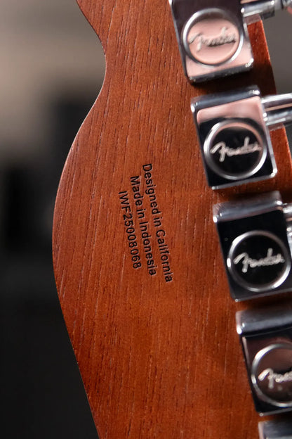 Fender Acoustasonic Standard Telecaster Hollowbody Electric Guitar - Aged Natural - Demo