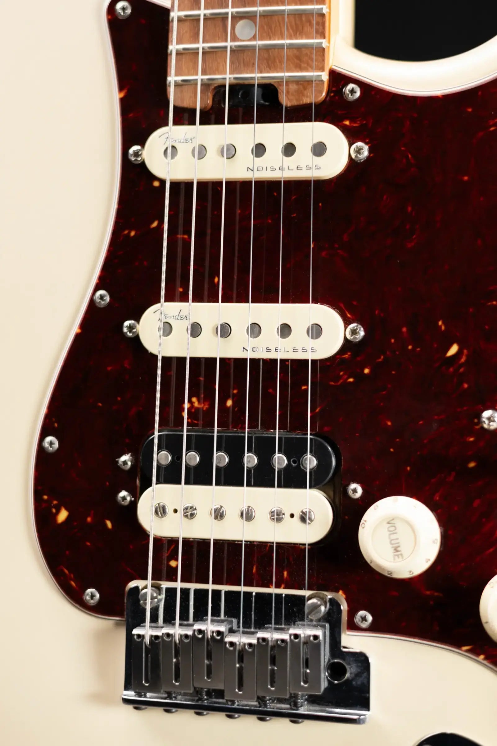 Fender American Elite Stratocaster HSS Shawbucker Electric Guitar - Olympic Pearl with Hardshell Case - Used