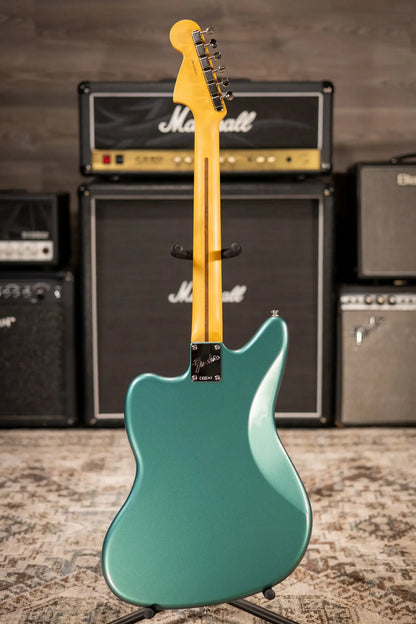 Fender American Professional Classic Jaguar Electric Guitar - Sherwood Green Metallic with Gig Bag