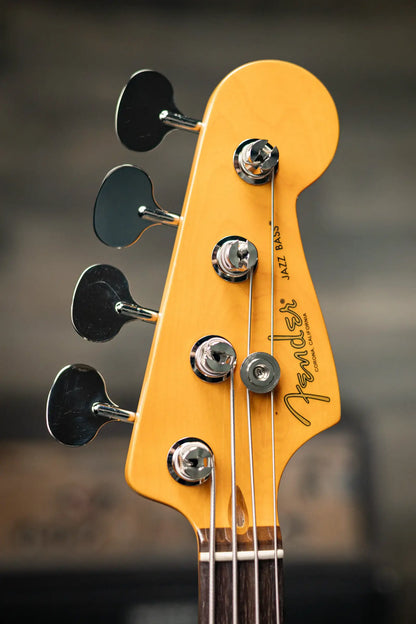 Fender American Professional Classic Jazz Bass - Faded Firemist Gold with Gig Bag
