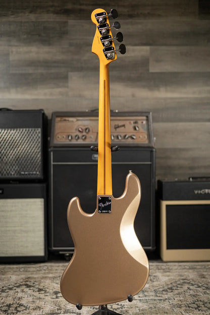 Fender American Professional Classic Jazz Bass - Faded Firemist Gold with Gig Bag