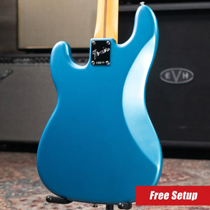 Fender American Professional Classic Precision Bass - Faded Lake Placid Blue with Gig Bag