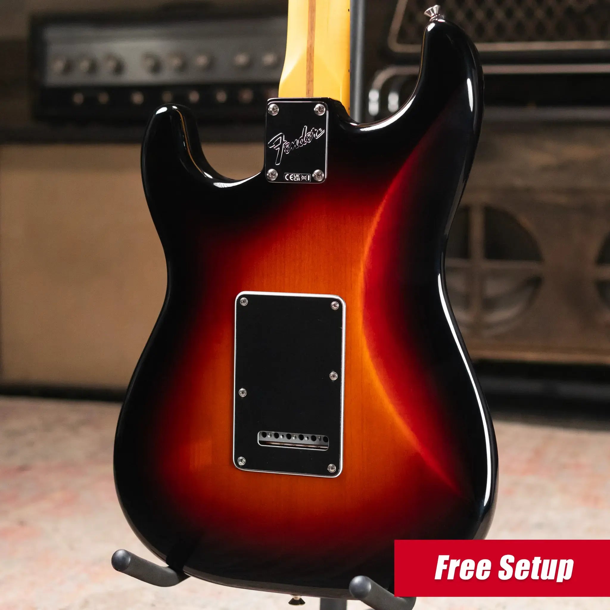 Fender American Professional Classic Stratocaster Electric Guitar - 3-Color Sunburst with Gig Bag